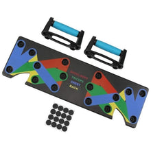 Load image into Gallery viewer, 9 in 1 Push Up Rack Board Men Women Comprehensive Fitness Exercise Equipment