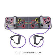 Load image into Gallery viewer, Rack Push up Stand Board with Resistance Bands